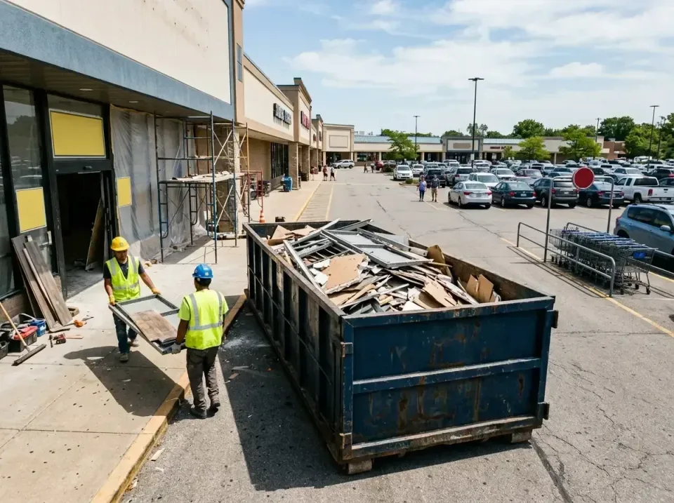 retail-store-renovation-debris-003 — frequently asked questions, Roll-off Dumpster Rentals in Lockport, IL